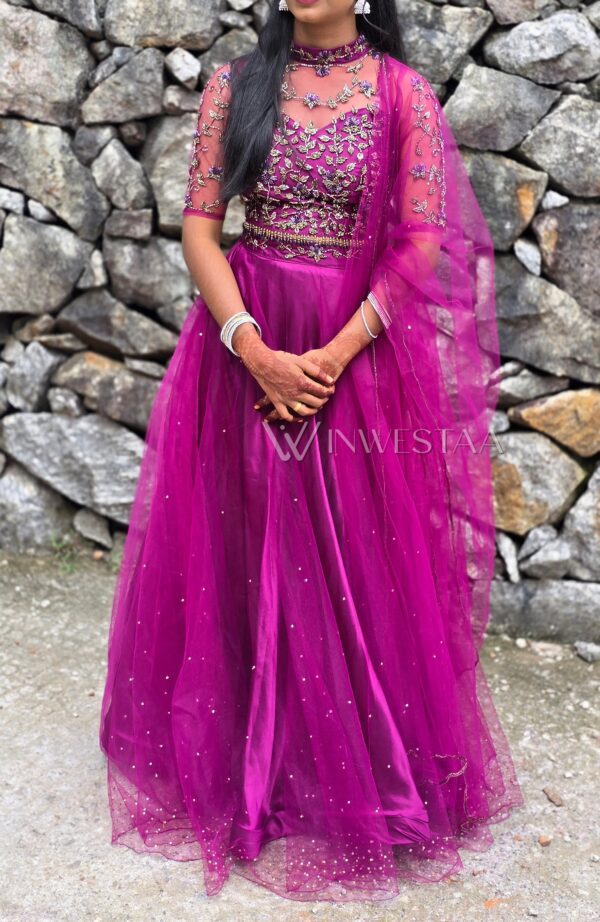 iwl00401 hand worked bridal lehenga choli