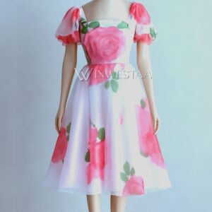 iwf00104 floral print organza frock